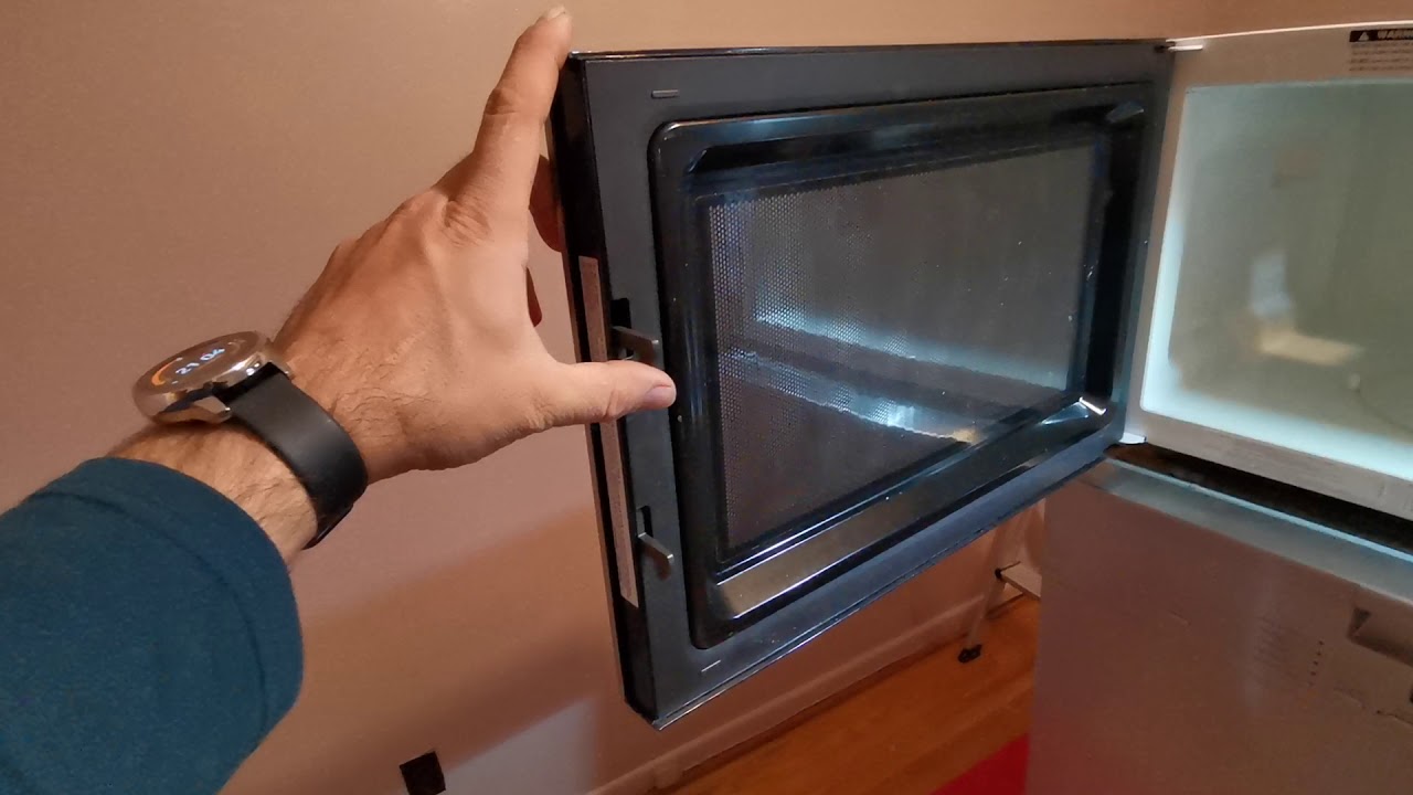 microwave door