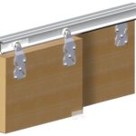 frame fastening of sliding wardrobe doors