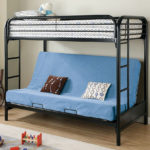 blue sofa bed