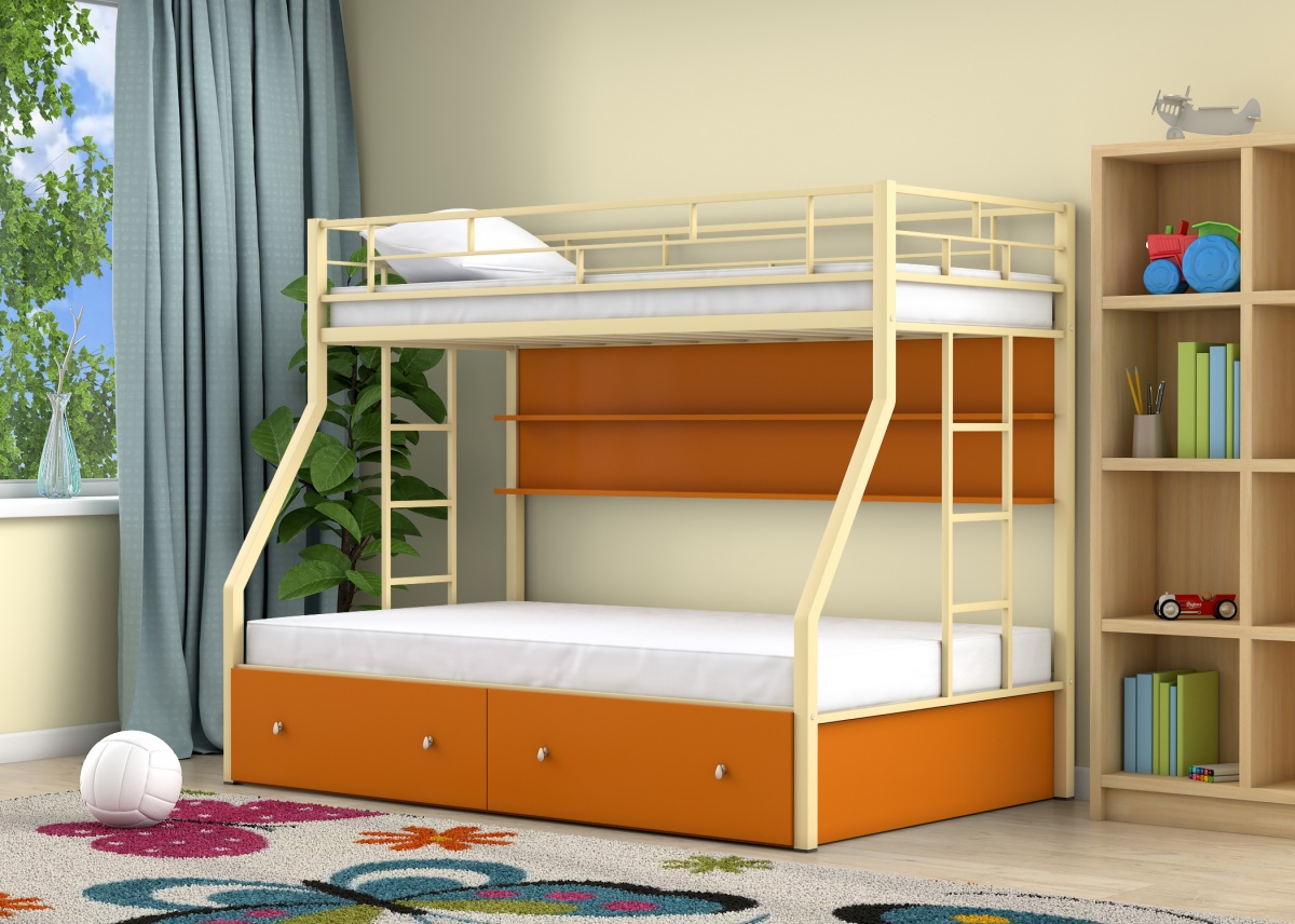 bunk bed metal design photo