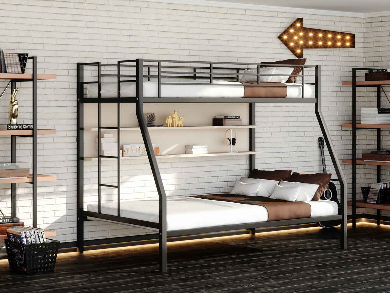 bunk bed metal design ideas