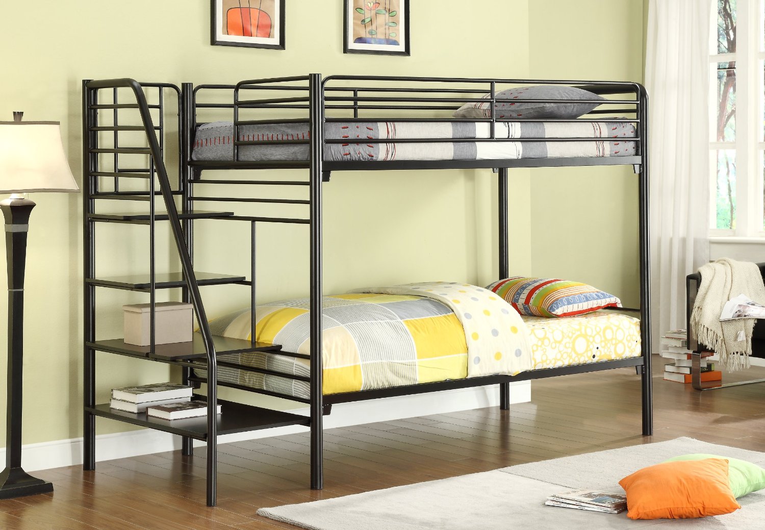 bunk bed metal decoration ideas