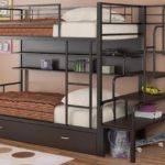 bunk bed with drawers