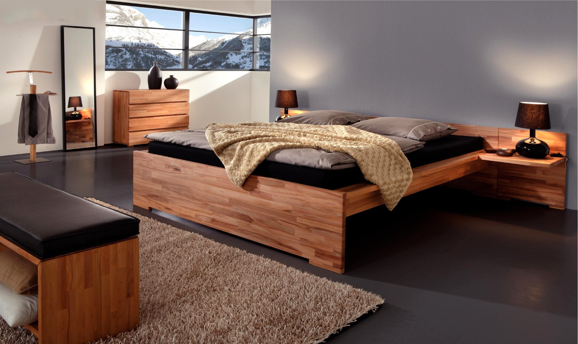 double bed from an array of photo ideas