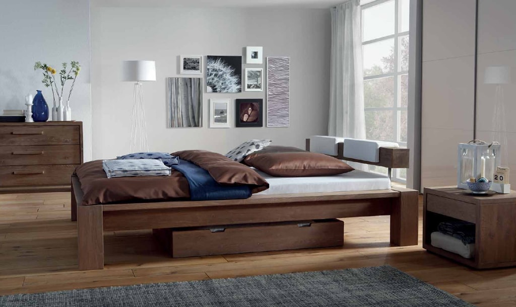 double bed solid wood ideas design