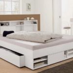 double bed with drawers options