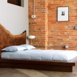 double beds made of solid wood photo decoration