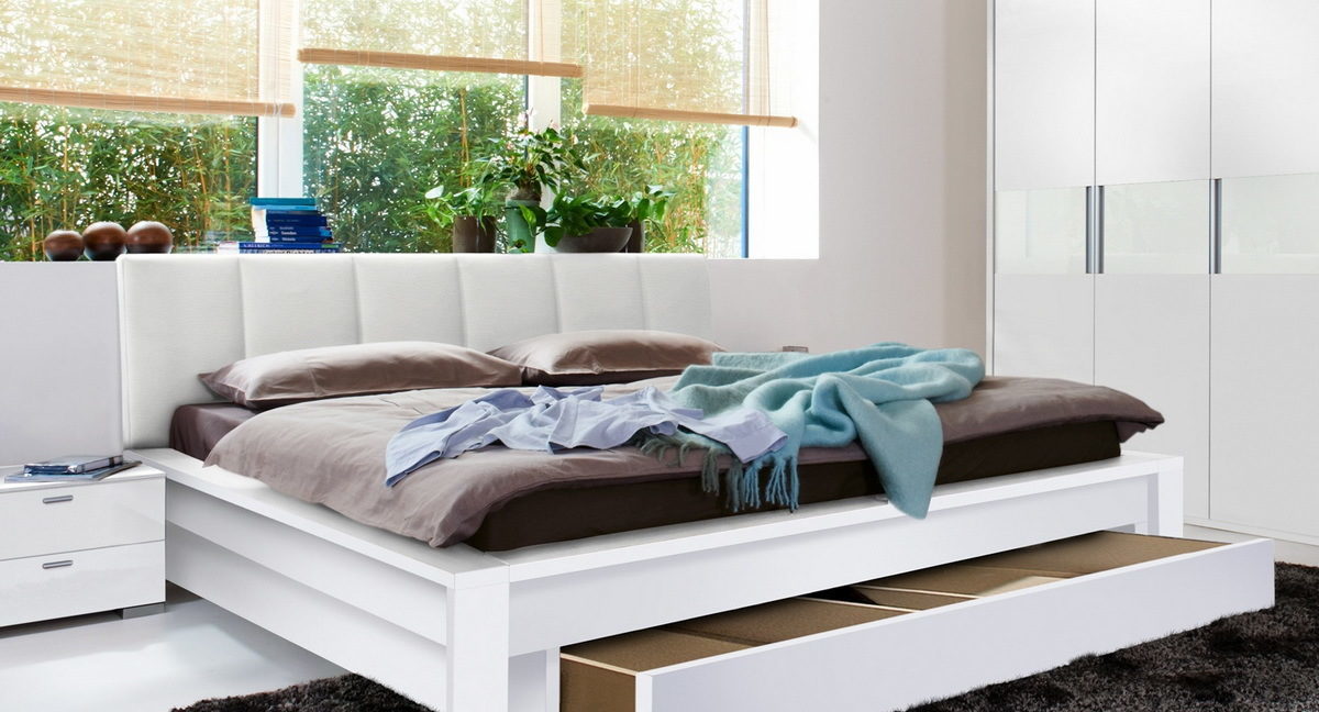 double beds with drawers