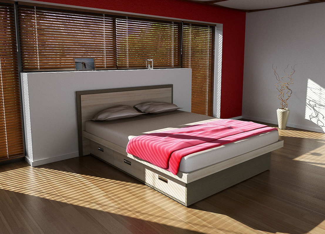 double beds with drawers design ideas