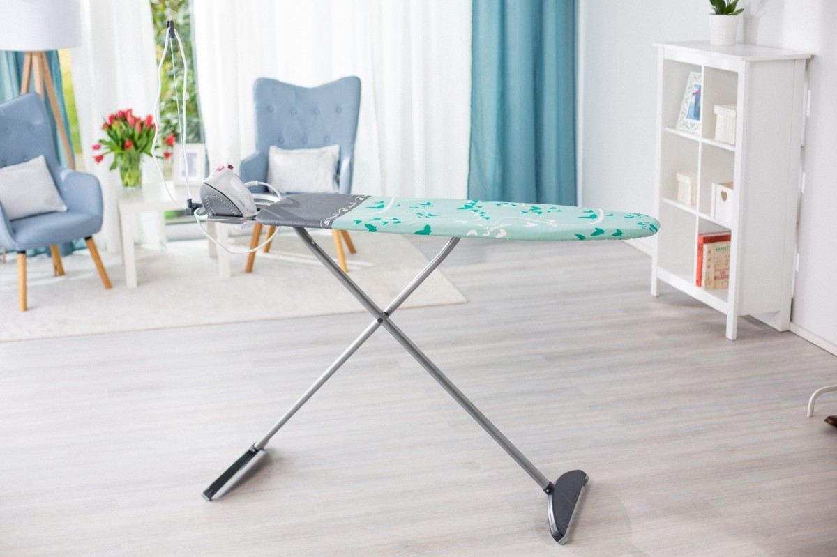 ironing board in the room