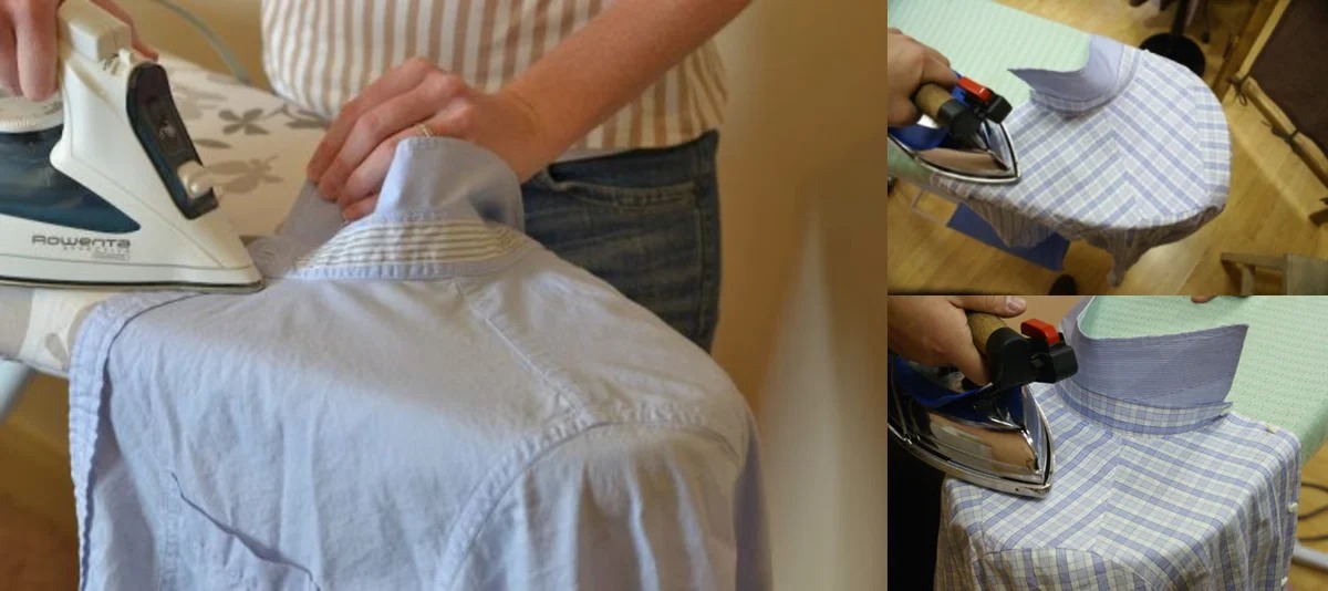 short sleeve shirt ironing