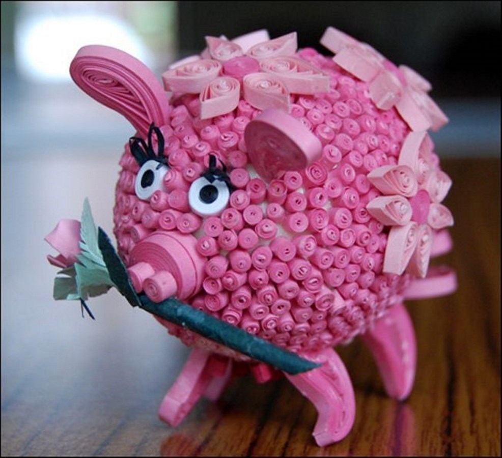 quilling de cochon