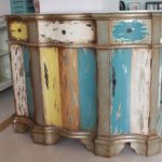 artificially aged furniture decoration photo