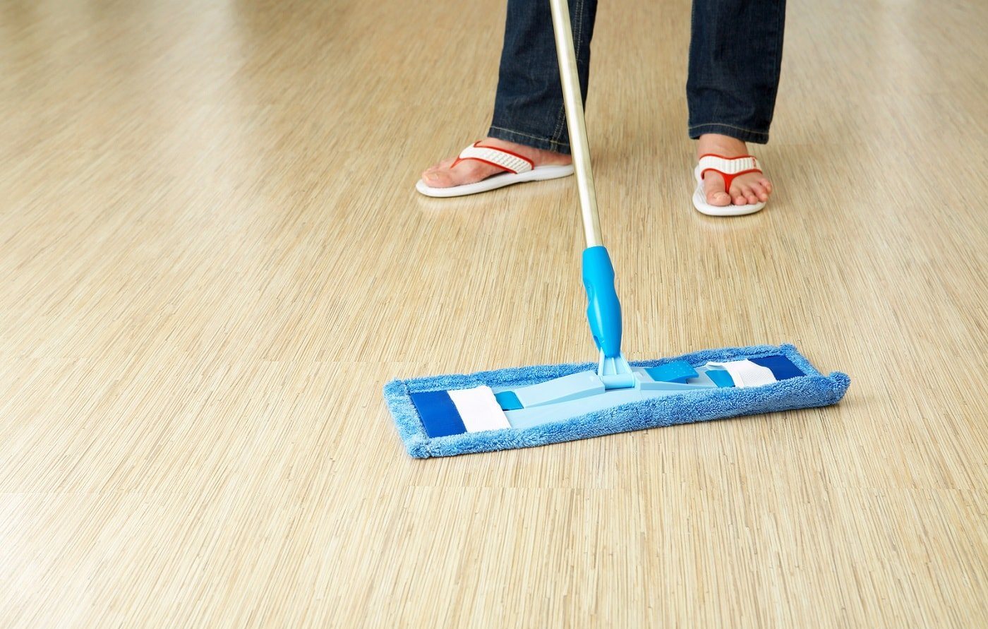 how to wash linoleum