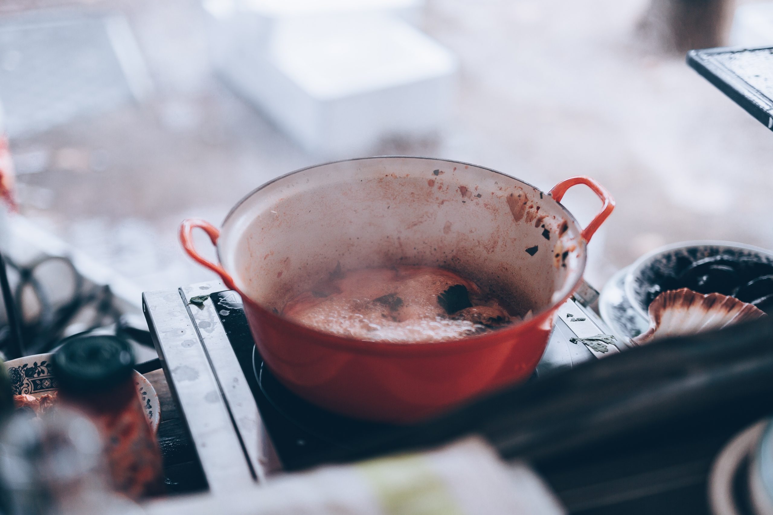 reasons for burning food in the pan