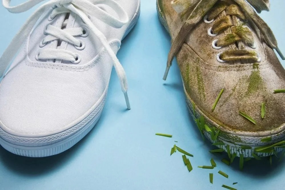 how to bleach white sneakers at home