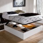 lifting bed with wardrobe