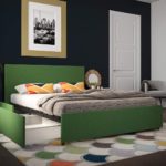 pull-out bed green