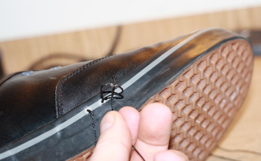 how to sew shoes