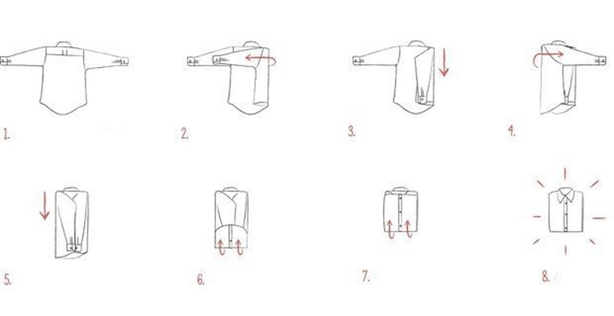 how to fold shirts