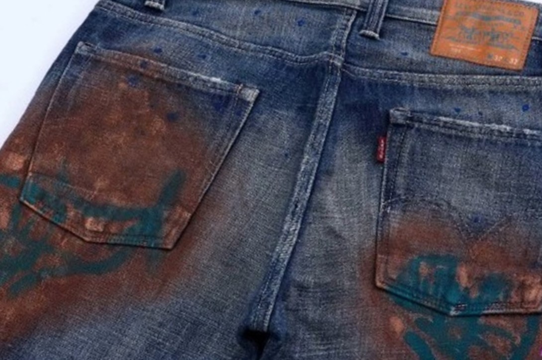 rust on jeans