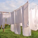 how to dry clothes on a rope photo