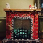 fireplace made of cardboard design ideas