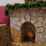 fireplace made of cardboard types of decor