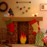 fireplace made of cardboard photo options