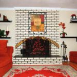 fireplace cardboard decor photo