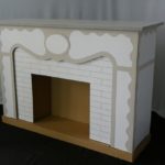 fireplace cardboard decor ideas