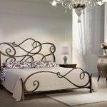 wrought iron bed decor