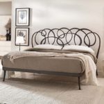 wrought iron bed decoration photo