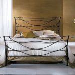 wrought iron bed types photo