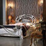 wrought iron bed types of decoration