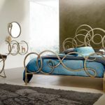 wrought iron bed design photo