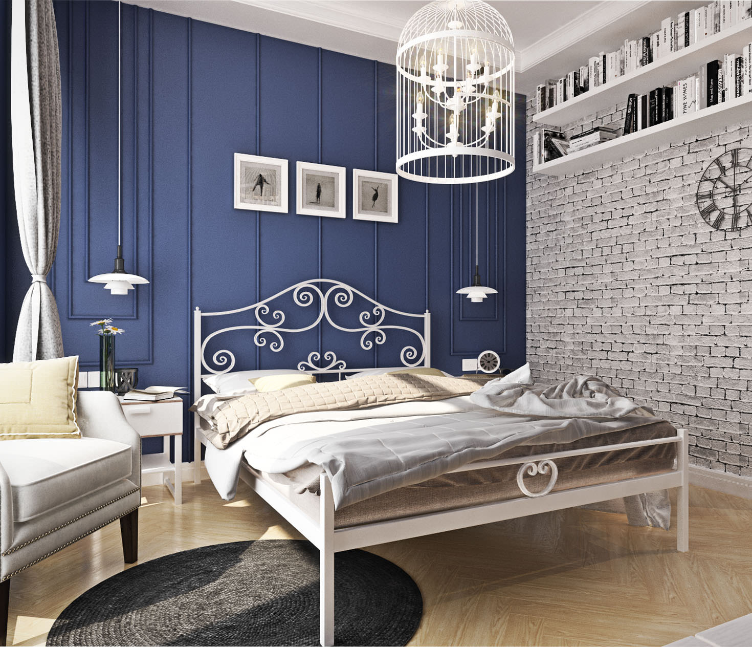 wrought iron bed design ideas