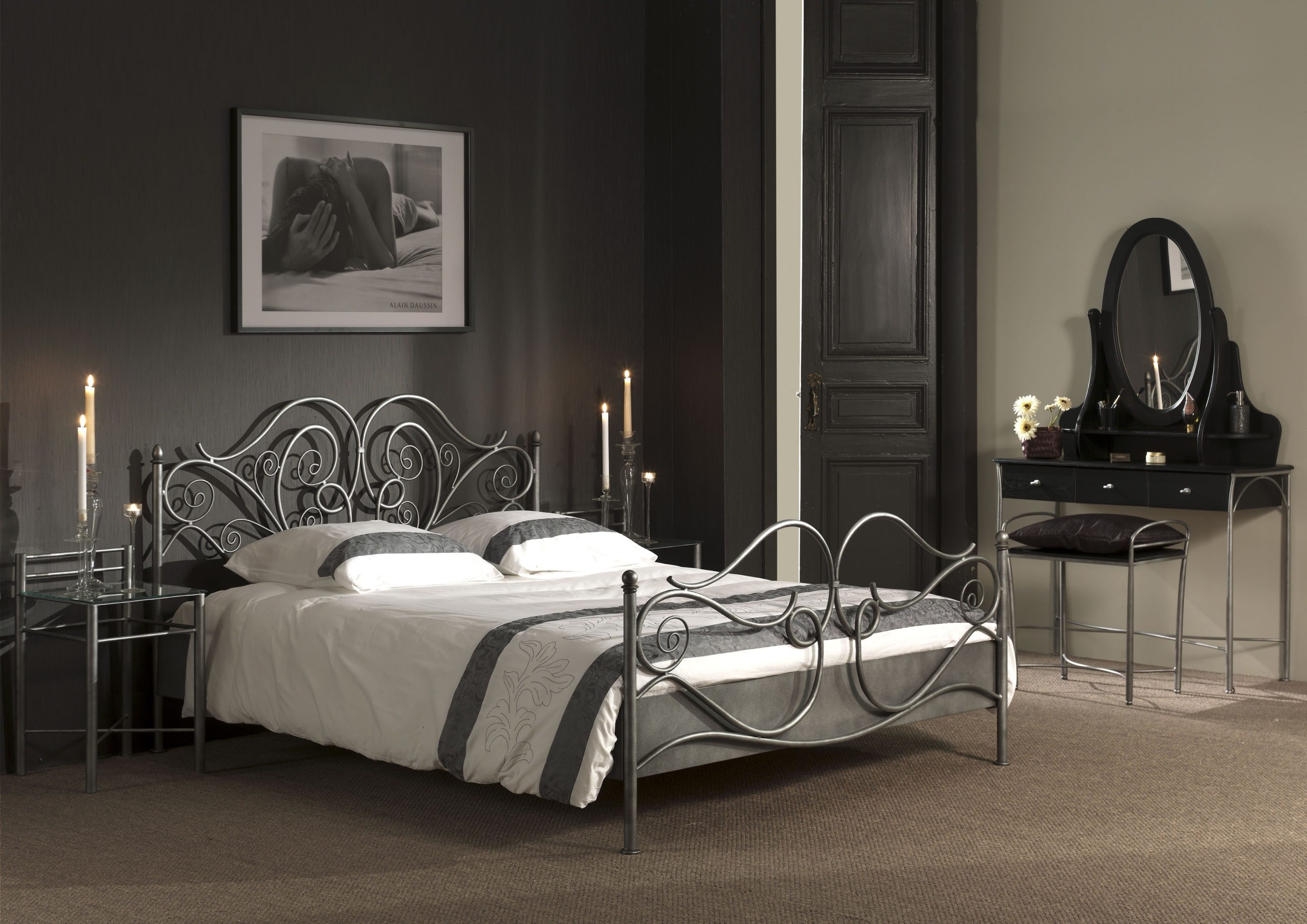 wrought iron bed ideas photo