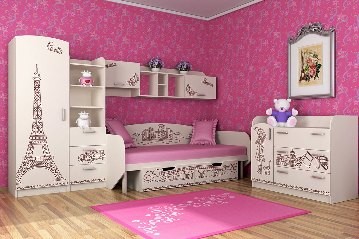 various beds for girls