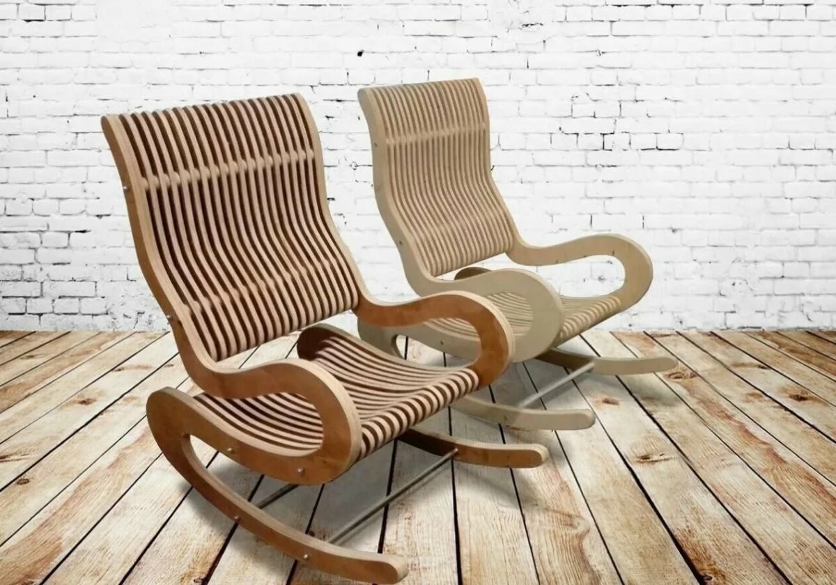 plywood rocking chair