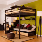 loft bed with comfort zone