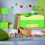 loft bed lime