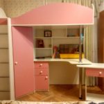 lit mezzanine pour les filles