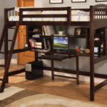 loft bed with work area options