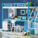 loft bed with work area photo options