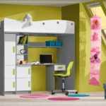 loft bed with work area ideas views