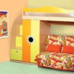 loft bed in nursery decor