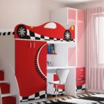 loft bed in nursery photo decor