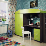 loft bed in nursery decor ideas