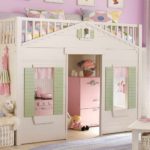 loft bed in nursery decoration